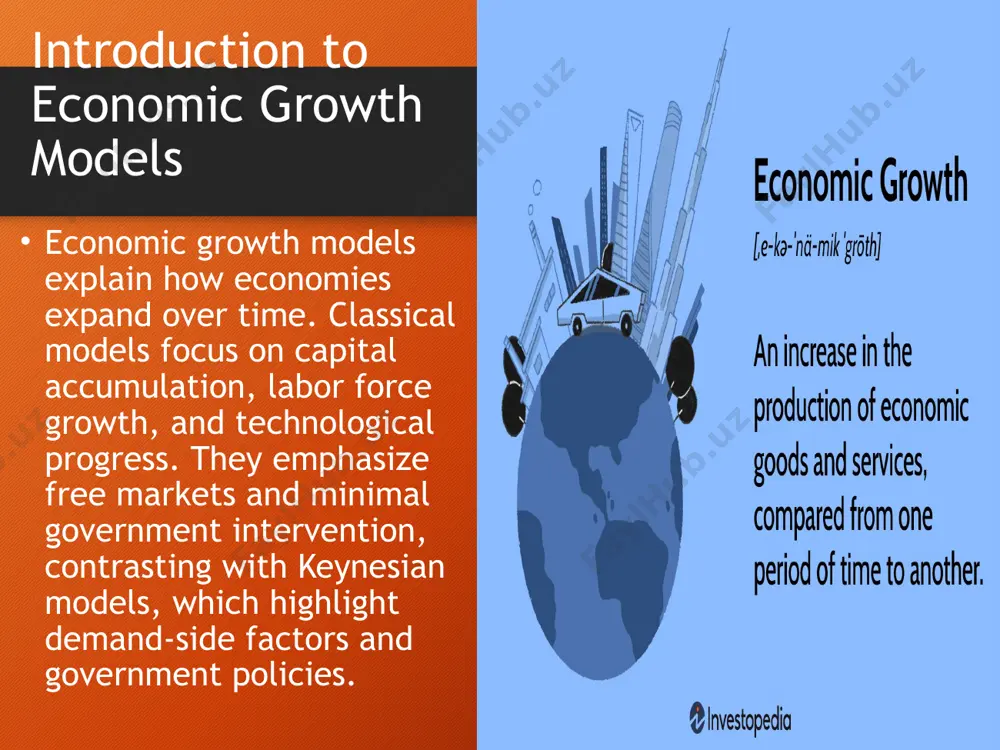 on increases industrial profits, leading to capital investment and economic expansion. over time, the economy industrializes and incomes rise. criticisms of classical growth models classical models assume perfect competition, stable capital-labor substitution, and minimal government intervention. critics argue that they overlook market failures, inequality, and institutional factors that influence real-world economic growth. conclusion classical growth models laid the foundation for understanding long-term economic expansion. solow’s model emphasized technology, meade analyzed macroeconomic factors, and lewis explained industrialization. modern economists build on these theories by incorporating human capital, innovation, and sustainability. image2.png image3.png image4.jpeg image5.jpeg image1.png /docprops/thumbnail.jpeg