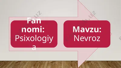 nevrozlar — PPTX