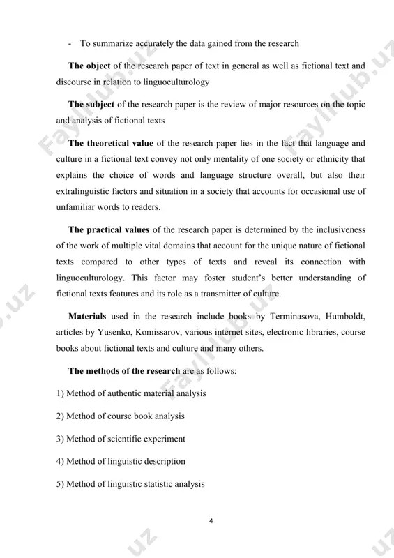 special units, united by means of various types of lexical, grammatical, logical and stylistic link, and having specific orientation and pragmatic purpose. kalshanskiy said that it is a unity of at least two statements, within which a minimal act of communication- information or idea exchange between partners- can be completed. (kolshanskiy, 1985, p.10). n. valgina defines text as a sequence of signs connected with the same meaning, the main features of which are unity and completeness. thus, every author has own point of view regarding text. therefore, it stands to reason to highlight the most salient characteristics of text. after a thorough research ashurova compiled the following features: · cohesion, or formal connection between parts of a text, achieved by lexicl, grammatical, stylistic and other means; · coherence, which refers to internal, or semantic connection between text sections; · informativity, the quality of conveying and storing information · communicative aim …