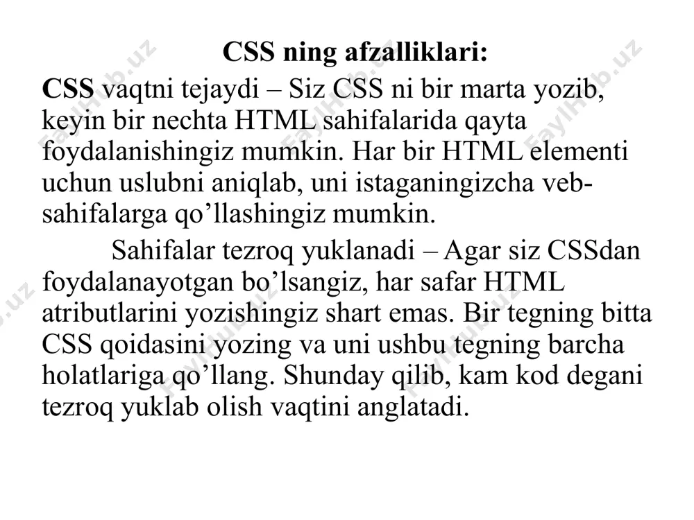 css haqida tushuncha - Page 5