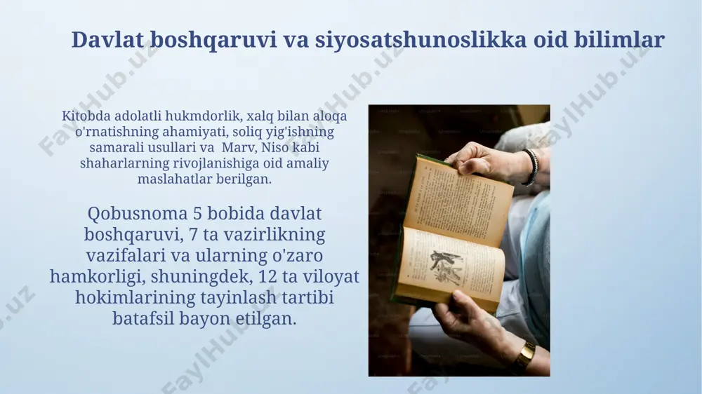 qobusnoma asarida tarbiyaviy jihatlar - Page 5