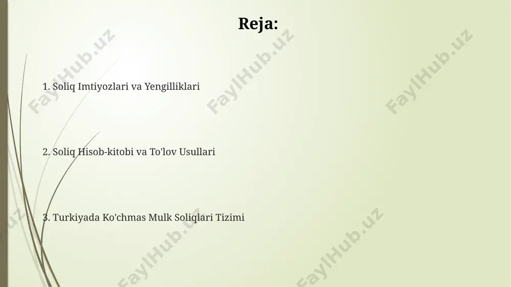 kechiktirilgan toʻlovlar uchun jarima qoʻllaniladi. turkiyadagi koʻchmas mulk soligʻi stavkasi mulkning turini, joylashuvini va maydonini hisobga olgan holda 0,1% dan 0,6% gacha oʻzgarib turadi va yillik hisoblanadi. turkiyadagi koʻchmas mulk soligʻi hisob-kitobida yer uchastkasi qiymati, binoning qiymati va infratuzilma xarajatlari kabi omillar hisobga olinadi. soliq toʻlash tartibi soliq toʻlov muddati har yilning 31 martidan kechiktirmasdan amalga oshiriladi, kechiktirilgan toʻlovlar uchun jarima qoʻllaniladi. 2023-yil uchun oʻrtacha soliq stavkasi 0,5% ni tashkil etdi, ammo bu raqam kommunal infratuzilma va boshqa omillarga bogʻliq ravishda oʻzgarib turadi. soliqlar, mulk qiymatining 1% dan 10% gacha boʻlgan qismini tashkil etadi va bu qiymat mulkning joylashuvi va turiga bogʻliq holda belgilanadi. soliq turlari va stavkasi yer solig'i stavkalari mulk joylashgan hududga va mulkning turini (masalan, uy, yer uchastkasi) bog'liq bo'lib, 0,1% dan 0,6% gacha o'zgaradi, shuningdek, soliq bazasi hisoblashda yerning kadastr qiymati qo'llaniladi. savdo va tijorat ob'ektlariga nisbatan soliq stavkalari yuqoriroq bo'lib, 0,3% dan 1,5% gacha, ob'ektning …