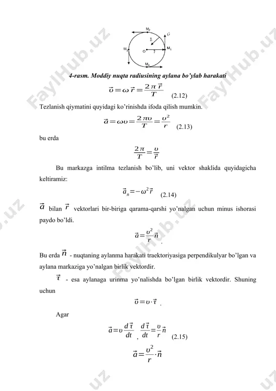 moddiy nuqta kinematikasi - Page 5