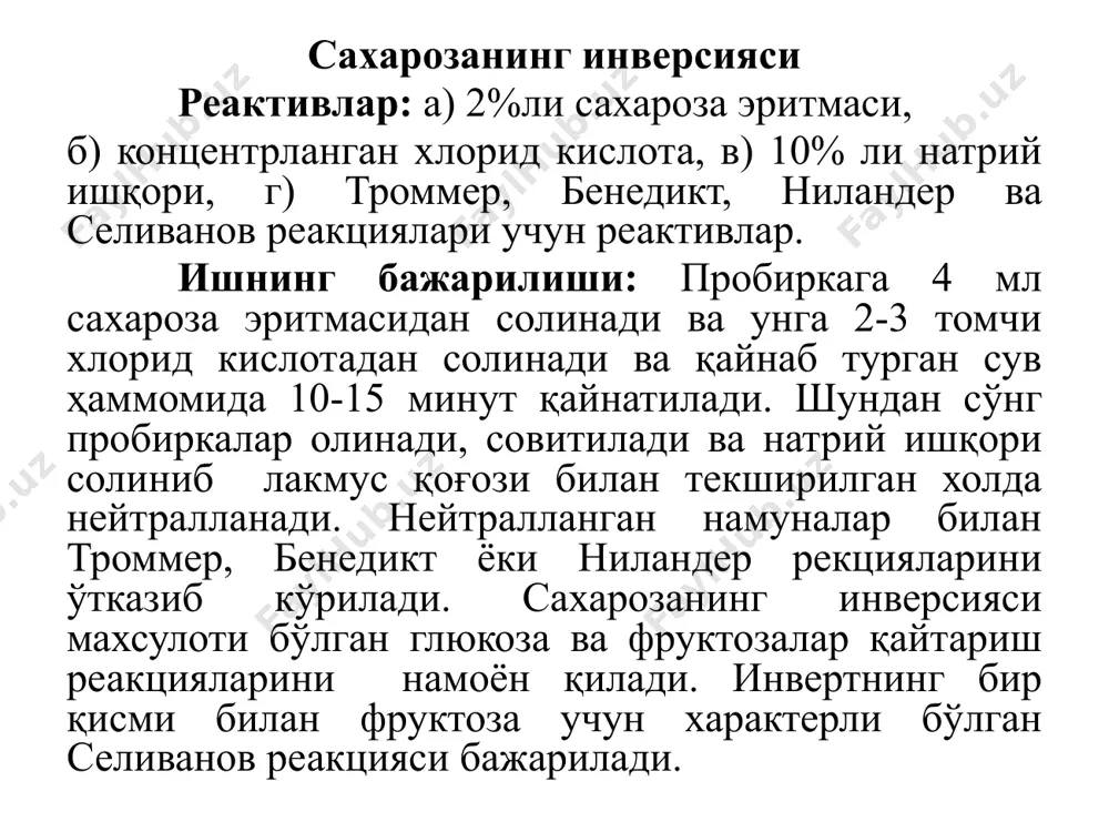 disaxaridlarga xos sifat reaksiyalari - Page 5