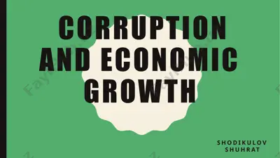 corrruption and economic growth — PPTX
