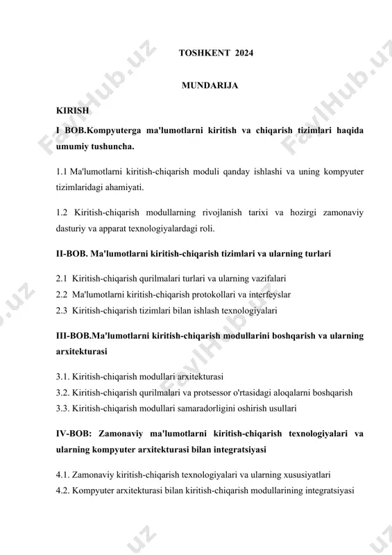 ri tomonidan amalga oshirildi. olimlar va muhandislar tomonidan topilgan ikkita asosiy masalaning samarali echimlari - kompyuterga ma'lumotlar va ko'rsatmalarni qanday kiritish va undan qayta ishlangan ma'lumotlarni qanday qilib eng qulay shaklda olish - turli xil apparat va dasturiy ta'minotni yaratishda namoyon bo'ldi. ushbu ixtirolar kompyuterlarning ko'lamini deyarli inson tasavvurining chegaralariga qadar kengaytirishga imkon berdi-sun'iy suyakni batafsil loyihalashdan tortib, musiqa asarlarini ijro etish yoki "boshqarilmaydigan" samolyotni boshqarishgacha. muhandislar va dasturchilarning ko'p yillik mehnati tufayli mashinaga ma'lumotlarni turli xil usullar bilan kiritish mumkin bo'ldi: qo'lda kalitlardan foydalanib, alfasayısal yoki raqamli klaviaturada qalam bilan elektron planshetga chizish, mikrofonga gapirish yoki barmoq uchi bilan displey ekraniga tegish. ko'pgina hollarda, kompyuterlar boshqa mashinalardan ma'lumotni inson aralashuvisiz qabul qilishga qodir. shunday qilib, ob-havo sun'iy yo'ldoshlari ma'lumotni to'g'ridan-to'g'ri er usti kompyuterlariga uzatadi, bu esa uni chiroyli rangli ob-havo xaritalariga aylantiradi. ma'lumotlarni kiritish va chiqarish uchun birinchi marta ishlatilgan ko'plab qurilmalar kompyuterlar paydo bo'lishidan oldin ixtiro qilingan, keyin …