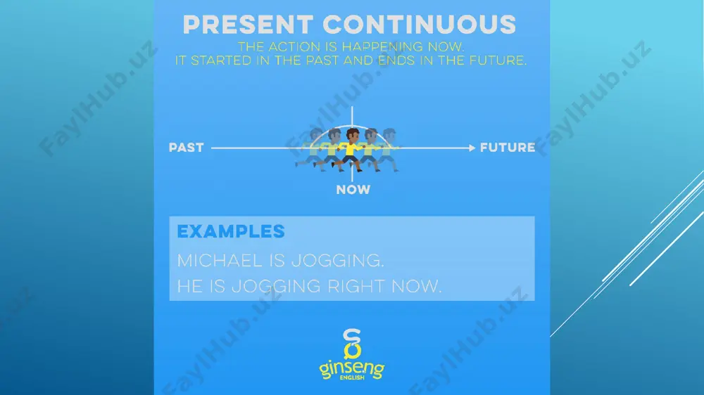 ingliz tili: present continuous tense taqdimoti - Page 3