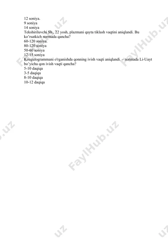 trombotsitlar va qon qoni - Page 2