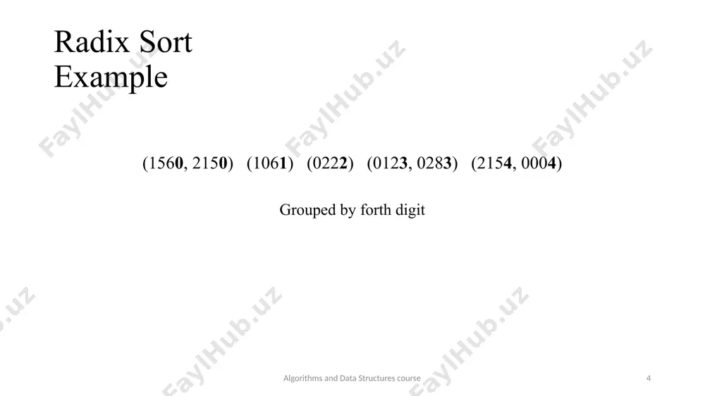 radix sort - Page 4