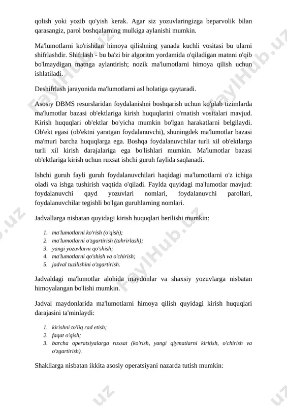 zatsiyalashgan axborot bozorini yaratishga intiladi. qabul qilingan farmonlar, qarorlar, qonunlar shundan dalolat beradi: 1. axborotlashtirish to'g'risida; 2. ilmiy-texnik ma'lumotlar to'g'risida; 3. belorussiya respublikasidagi milliy arxiv fondi va arxivlari to'g'risida 4. bosma va boshqa ommaviy axborot vositalari haqida 5. kompyuter dasturlari va ma'lumotlar bazalarini huquqiy muhofaza qilish to'g'risida 6. belorussiya respublikasining texnik, iqtisodiy va ijtimoiy ma'lumotlarini tasniflash va kodlashning yagona tizimini joriy etish to'g'risida. "axborotlashtirish to'g'risida" gi qonunning mavjudligi muhim ahamiyatga ega, chunki unda asosiy tushunchalarning "qonuniylashtirilgan" ta'riflari berilgan. 1999 yil 5-mayda qabul qilingan "ilmiy-texnik ma'lumotlar to'g'risida" gi qonun, ilmiy-texnik ma'lumotlarni yaratish, to'plash, izlash, olish, saqlash, qayta ishlash, tarqatish va ulardan foydalanish bilan bog'liq huquqiy munosabatlarni tartibga solishning huquqiy asoslarini belgilaydi. belorussiya. "kompyuter dasturlari va ma'lumotlar bazalarini huquqiy himoya qilish to'g'risida" gi qonun va "mualliflik huquqi va turdosh huquqlar to'g'risida" gi qonunlar o'zaro bog'liq deb hisoblanishi kerak. ularning qoidalari shaxsiy kompyuterlar va ma'lumotlar bazalari uchun dasturlarning huquqiy himoyasiga ta'sir qiladi.