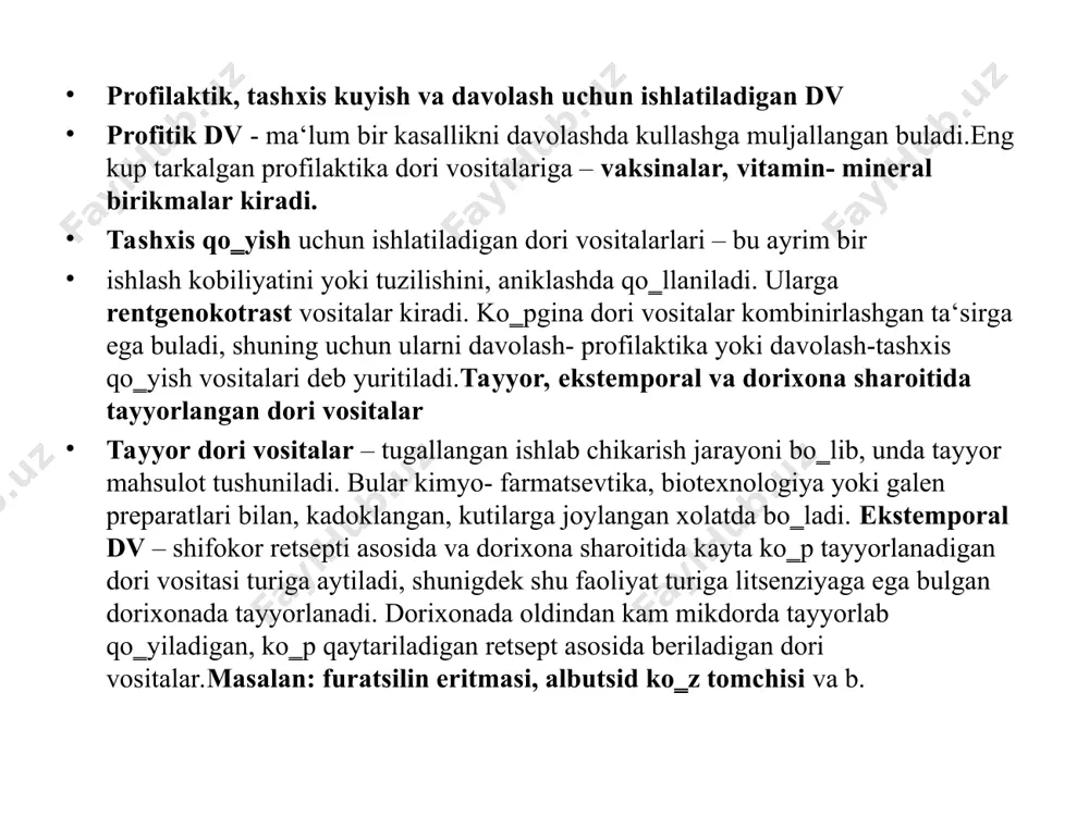 tibbiyot tovarshunosligi - Page 5