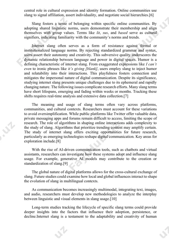 y internet slang terms undergo semantic shifts, where existing words or phrases acquire new meanings.[4] for example, simp, originally meaning a foolish person, has taken on new connotations as someone who excessively flatters or is overly submissive in romantic contexts. such shifts reflect the dynamic nature of language and its ability to adapt to new cultural contexts. with the rise of memes and visual culture, internet slang often appears alongside images, gifs, and videos, creating multimodal expressions. this integration amplifies the impact of slang, combining text and visual elements to convey meaning in a highly contextualized manner. the origins of internet slang are rooted in specific subcultures and communities, including gamers, hackers, and fandom groups. over time, these terms spread through social media platforms, forums, and messaging apps, becoming part of mainstream communication. the dissemination process is influenced by several factors. many slang terms originate within niche subcultures before gaining …