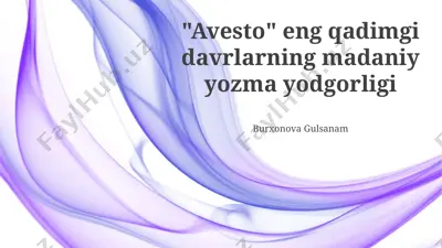 avesto — PPTX