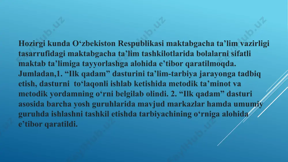 "ilk qadam" dasturi - Page 3