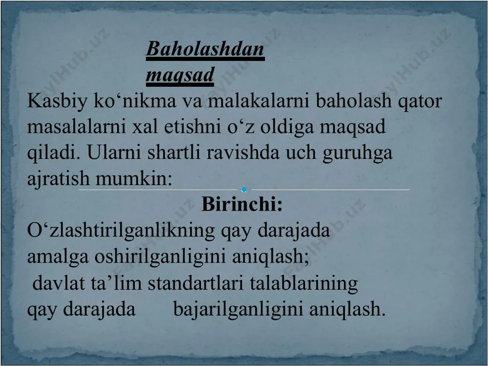 pegagogik nazorat va tayyorgarlik - Page 5