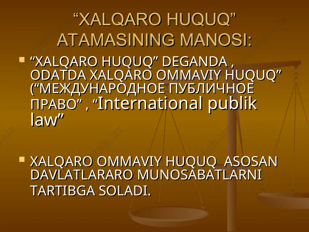 xalqaro huquq fanining predmeti, metodi va tizimi - Page 4