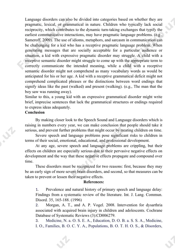 eech sounds, is caused by problems with organizing and programming speaking motions. when trying to use speech sounds in words, phrases, or sentences, children with this condition may not be able to do so properly or they may be physically able to make speech sounds but acquire them later than other children their age. when the laryngeal structures, including the vocal chords, do not work properly, voice problems (also known as dysphonias) result. for instance, a voice that sounds hoarse or breathy may be due to growths on the vocal cords, allergies, paralysis, infection, or excessive vocal abuse when speaking. aphonia, or the total failure to make any sound, can be brought on by inflammation, illness, or damage to the vocal chords. speech disorders like stuttering, also referred to as fluency disorders or dysfluencies, make it difficult to speak as smoothly as desired. speech that is dysfluent frequently repeats sounds, …