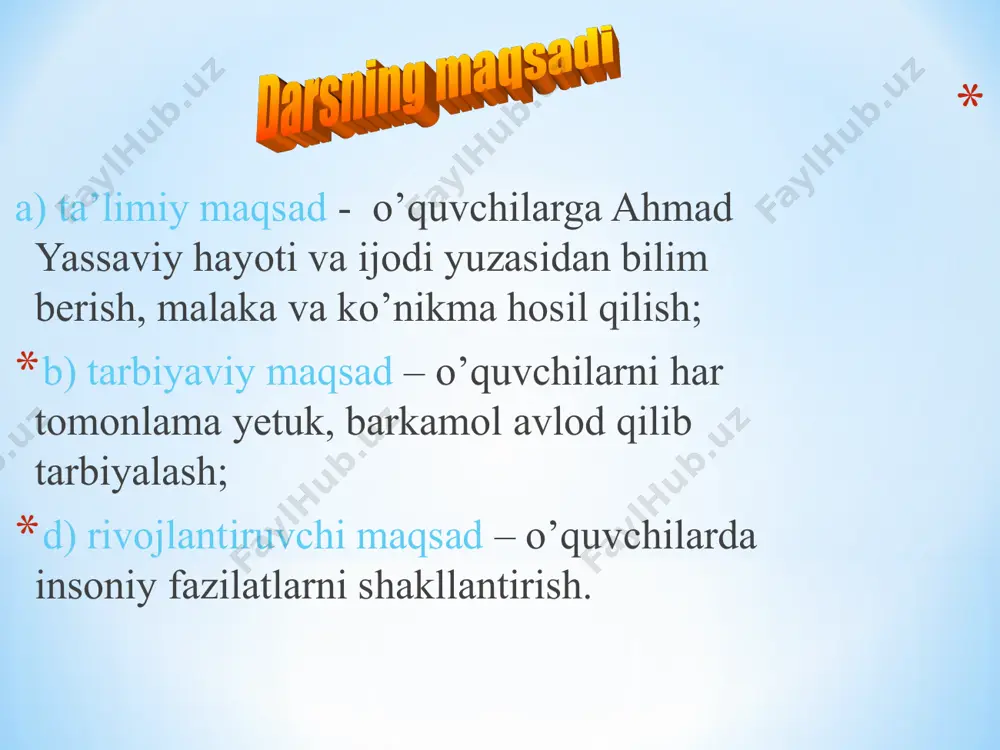 ahmad yassaviyning hayoti va ijodi - Page 2