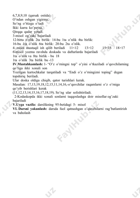ikki xonali sonning xona birliklari - Page 3