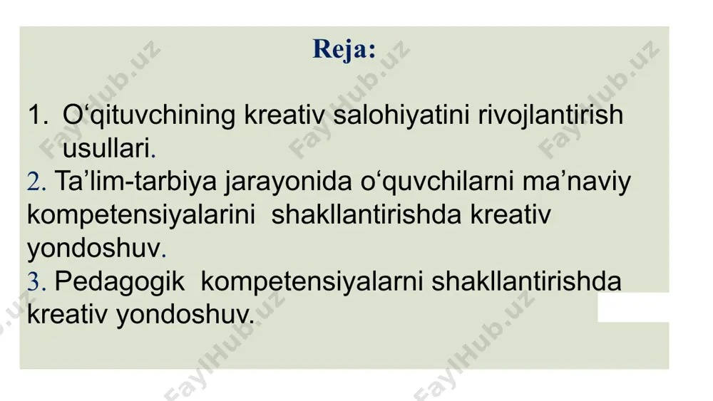 -ma’rifiy ishlar samaradorligini oshirish bo‘yicha qo‘shimcha chora-tadbirlar to‘g‘risida”gi qarori , 2020-yil 25-dekabrdagi o‘zbekiston yoshlari forumida hamda 2020-yil 29-dekabrdagi o‘zbekiston respublikasi oliy majlisga murojaatnomasi da hamda joriy yilning 19-yanvar kuni ma’naviy-ma’rifiy ishlar tizimini tubdan takomillashtirish, bu borada davlat va jamoat tashkilotlarining hamkorligini kuchaytirish masalalari bo‘yicha o‘tkazilgan videoselektor yig‘ilishida belgilangan vazifalar ijrosi yuzasidan respublika ma’naviyat va ma’rifat markazi “ma’rifat” targ‘ibotchilar jamiyati hamda vazirliklar, qator davlat va jamoat tashkilotlar bilan hamkorlikda ishlashga chorlaydi. davlatimiz rahbarining “jamiyat hayotining tanasi iqtisodiyot bo‘lsa, uning joni, ruhi ma’naviyatdir”, degan so‘zlari mohiyatidagi uyg‘onish nafasi hazrat navoiy da’vatlariga mohiyatan uyg‘un bo‘lib, uchinchi renessans poydevorini yaratishga azm-u shijoat bilan kirishgan xalqimiz uchun tarbiya, yaxshi xulq, aql-idrok, bilim, ma’naviyat naqadar tengsiz qudrat va ruhiy manba ekanligini yana bir bor anglatdi. demak, yuksak ma’naviyat bilan jamiyat hayotining tanasi bo‘lgan iqtisodiyot vujudiga jon, ruh kiradi, unga tiriklik, tengsiz yaratuvchi qudrat baxsh etiladi. jahon oliy ta’lim tizimida yoshlarni kasbiy ijtimoiylashtirish, ma’naviy-axloqiy kompetentligini rivojlantirish, ijtimoiy …