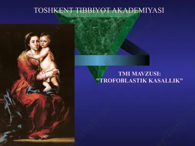 "trofoblastik kasallik" — PPTX