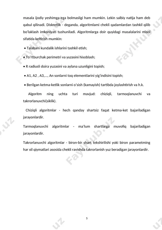 1 5 while i>0 and a[i]>key 6 a[i+j] =a[i] 7 i=i-1 8 a [i+1]=key ushbu usulda tartiblanmagan elementlarning ketma-ketligidan navbatma-navbat har bir oldingi tartiblangan element bilan taqqoslanib tanlanadi va mos o‘ringa joylashtiriladi. joylashlashtirib saralashni berilgan tartiblanmagan elementlar ketma-ketligi misolida ko‘ramiz: {40, 11, 83, 57, 32, 21, 75,64} saralash jarayoni quidagi chizmada har bir bosqichda tahlil qilinayotgan element aylanaga olib tasviriangan. yuqoriga strelka orqali tahlil qilinayotgan element kelib joylashgan joy belgilangan, ramkaga ketma-ketlikning tartiblangan qismi olingan. birinchi bosqichda ikkita boshlang‘ich element taqqoslanadi. ikkinchi element birinchi elementdan kichik bo‘lganligi tufayli, u bitta pozitsiya o‘ngga siljiydigan birinchi element joyiga kelib joylashadi. ketma-ketlikning qolgan qismi esa o‘zgarmasdan qoladi. ikkinchi bosqichda tartiblanmagan ketma-ketlikdan element tanlanadi va avvalgi ikkita tariblangan elementlar bilan taqqoslanadi. u element avvalgi elementdan kattaligi tufayli, o‘z joyida qoladi. so'ngra, to‘rtinchi, beshinchi va keyingi elementlar butun ro'yxat (yettinchi bosqichda joyga ega bo‘lgunicha) tartiblanmaguncha tahlil qilinadi. joylash usuli bo’yicha saralsh dasturi qo'shish usulida saralash …