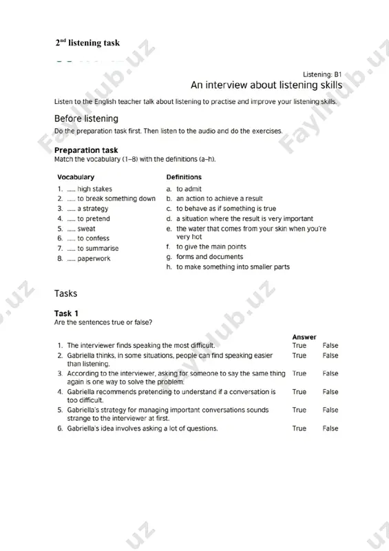 listening tasks - Page 5