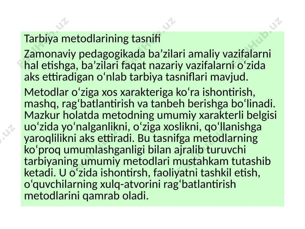 tarbiyaning umumiy metodlari - Page 5