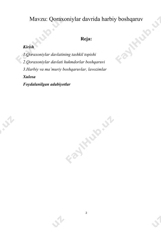 ib oldi. qoraxoniylar davlati ichki nizolar va bo’linishlar bilan ko’p davrlarni boshidan kechirdi. bo’linishlar va ichki nizolar, tabiiyki, davlat boshqaruvida sheriklik tizimini qo’llash natijasida sodir bo’lgan. chunki davlatda bir vaqtning o’zida ikki xil hukmdor bo’lgan: buyuk xon va oddiy xon. buyuk xon davlatning sharqiy qismida istiqomat qilgan va sharqiy tomonni boshqargan. boshqa xon g’arbda istiqomat qilib, davlatning g’arbiy qismini boshqargan. davlat nomi: qoraxoniylar davlati yoki turk xoqonligi — 840—1212 yillar oralig’ida markazi hozirgi qirg’izistonda joylashgan o’rta osiyo yerlarida hukmronlik qilgan turk davlati. ayrim tarixiy manbalarda bu saltanat “ilexon saltanati” deb yuritiladi. topilgan tangalarning ko’pchiligida “ilek (ilik, qo’l va boshqalar)” tipik so’z bor. masalan, islomiy manbalarda ali ibn al-asir bu sulola nomini al-hoqoniya, al-haniya yoki al-afrasiya deb taʼriflagan. tarixshunoslik va uslubga ko’ra, eng to’g’ri nomenklatura et-türkü’l-hakaniyye" ya’ni kasgarli mahmud aytganidek, turk xoqonligi deganidir. davlat nomi ikki turkiy so’zdan iborat: kara va xan. “kara” turkchada qora va zodagonlikni bildiradi, “xon”, to’g’rirog’i xoqon …