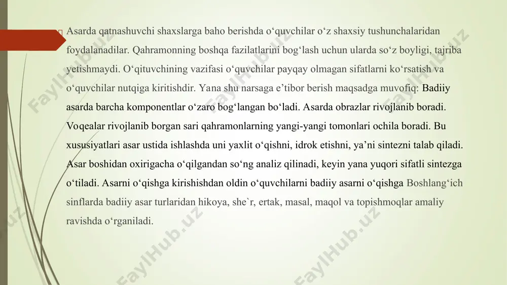 boshlang’ich sinfda epikasarlar ustida ishlash - Page 5