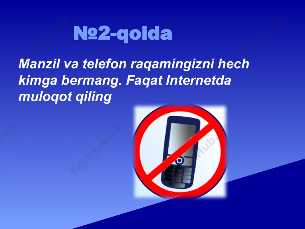 internetdan foydalanish jarayonida xavfsizlikni ta’minlash - Page 5
