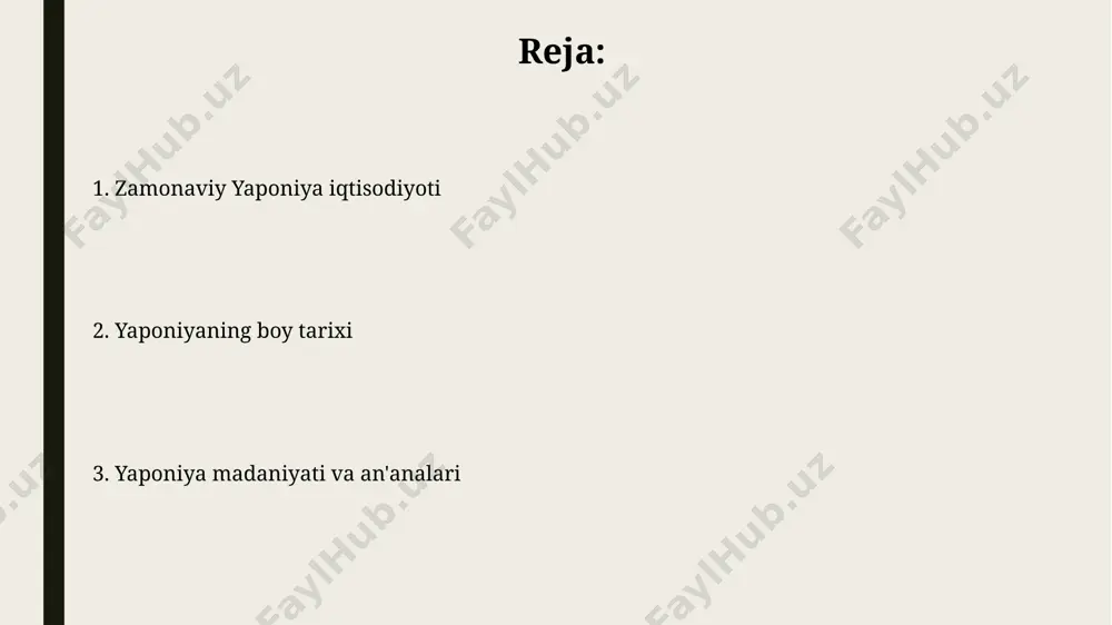 yaponiyaning zamonaviy me'morchiligi, 20-asr oxiri va 21-asr boshlarida tokio shahrida qurilgan 634 metr balandlikdagi tokio minorasi bilan ifodalanadi, bu metall konstruksiyalar texnologiyalarining yuksak rivojlanganligini ko'rsatadi. yaponiya transporti osaka va kyotoning orasidagi 50 km li masofani 15 daqiqada bosib o'tishga qodir bo'lgan maglev poezdlari yaponiyaning transport tizimida kelajakdagi innovatsiyalarni namoyish etadi. yaponiyaning tezkor poezdlar tarmog'i, “shinkansen”, mamlakat bo'ylab 3000 km dan ortiq masofani qamrab oladi va tokioning shinjuku stansiyasi kabi yirik shahar markazlarini bog'laydi, yiliga 150 milliondan ortiq yo'lovchini tashiydi. yaponiyaning geografik joylashuvi yaponiya arxipelagi 6852 ta orovdan iborat boʻlib, ularning 4 ta yirik orollari – xonsyu, xokkaydo, kyushu va shikoku – mamlakat hududining 97% ini tashkil etadi. yaponiya materik osiyo qirgʻogʻidan taxminan 100 dan 350 kilometrgacha masofada joylashgan boʻlib, bu uning geografik jihatdan ajratilganligini ta'kidlaydi. yaponiya ta'limi yaponiyada oliy ta'lim muassasalariga kirish uchun 90% dan ortiq abituriyentlar juda qiyin hisoblangan milliy imtihon – "daigaku nyūshi sentei shiken"ni topshirishlari shart. yaponiya …