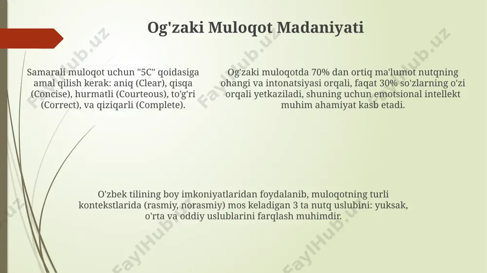 kasbiy muloqot uslubiyati va qoidalar - Page 5