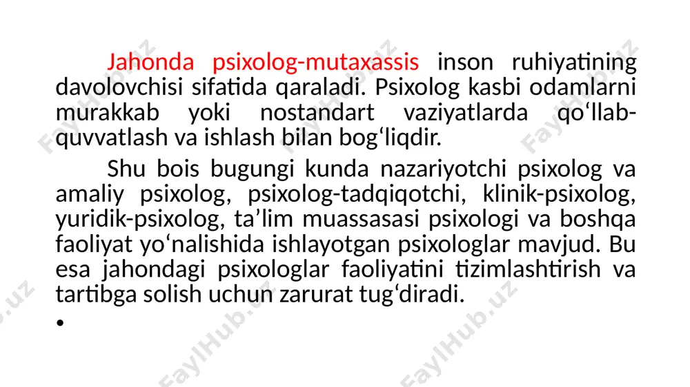 vaqt cheklangan va: 6 daqiqa (1 subtest - "yakunlangan hikoyalar"), 7 daqiqa (2 subtest - "ifoda guruhlari"), 5 daqiqa (3 subtest - "og'zaki ifoda"), 10 daqiqa (4 subtest - "qo'shimchalar bilan hikoyalar"). sinovning umumiy vaqti, ko'rsatmalar bilan birga, 30-35 minut. fasilitatsiya fenomeni ham guruh dinamikasi, ham shaxsiy ta'sir doirasini o'z ichiga oladi. fasilitatsiya - bu shaxs yoki jamoaga o'z maqsadlarida natijalarga erishish uchun eng yaxshi yechimni topishga yordam berish uchun o'z arsenalidagi samarali psixologik, strategik vositalar va usullardan foydalanadigan yo'nalish. umumiy qilib aytganda fasilitatorning vazifasi – ma’lumotlar bilan almashinish jarayonini yo’naltirishdir. ushbu ko’rsatkich, o’zi ma’lumotlarni taqdim etishi, tizimga kiritishi va qarorlarni yo’naltirishi kerak bo’lgan mutaxassis yondashuvi bilan asososiy farqi iflda etadi. badiiy qilib aytganda, mutaxassining vazifasi – yo’nalishni barpo etib, undan yo’naltirish; fasilitatorning vazifasi esa – harakatga yordamlashish. n.a.aminov va m.v.molokanovlarning fikricha, amaliy yo‘nalishga ega bo‘lgan psixologga quyidagilar xos bo‘lgan: - aloqaga tayyorligini bildirgan; -umumiy intellektlilik; -aloqalarni saqlab turish qobiliyati, …