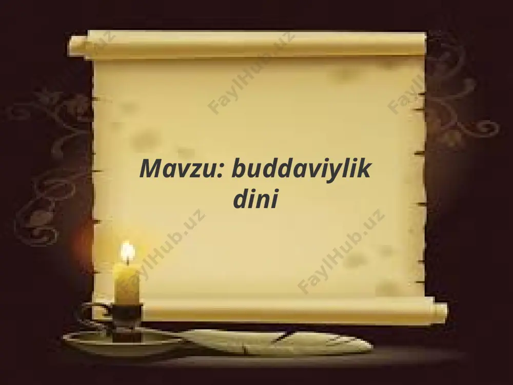 келади. унинг кўз олдида бутун борлиқ намоён бўлади. у ҳеч бир жойда осудалик йўқлигини, ҳамма жойда шошилиш, интилиш, ҳаракатни кўради. ҳаёт ниҳоясиз узоқликни кўзлаб ўтиб кетаётгани, яшаш, мавжуд бўлиш умиди барчанинг тинчини бузиб, ҳалок қилаётгани ва яна қайта яратаётганини англаб етади. buddaviylik ibodatxonalari сиддҳартҳа мақсадига эришиб, коинотнинг барча сир–асроридан воқиф бўлгач, “будда” (санскритча – хотиржам, нурланган, олий ҳақиқатга эришган)га айланган, деб эътироф этилади. шундан келиб чиқиб, будда соясида дам олган дарахт “боддха” (санскритча – нурланган дарахт) деб аталади. будда умрининг сўнгги кунларигача ҳиндистоннинг турли жойларида бўлиб, ўз таълимотини кишиларга етказишга ҳаракат қилди ва 80 ёшида дунёдан ўтади. будданинг жасади куйдирилиб, хоки саккиз буддавий жамоага юборилди. унинг ҳоки дафн этилган жойларда ибодатхона (“ступа” – санскритча қабрлар қўрғонига кўтарилишдаги иншоот тури, мурда сақланадиган жой)лар барпо этилди. будданинг ҳаёти билан боғлиқ кўплаб воқеаларга афсонавий тус берилган. хусусан, ривоятлардан бирида келтирилишича, будда 84 марта руҳоний, 58 марта шоҳ, 24 марта роҳиб, 13 марта савдогар, …