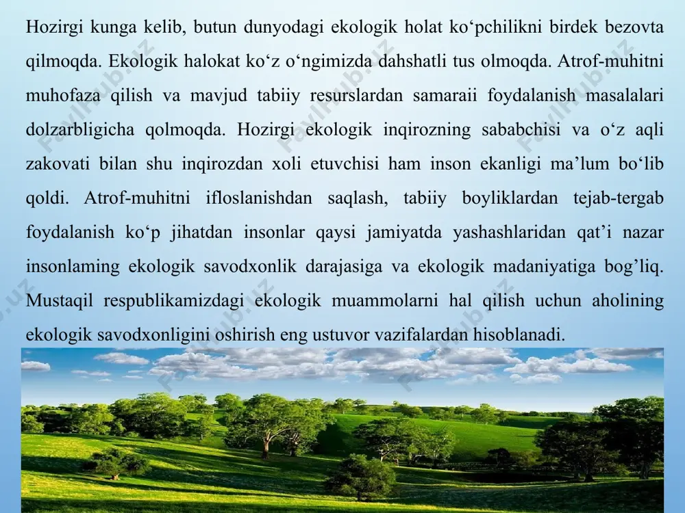 biotexnologiya va ekologik muammolar - Page 5