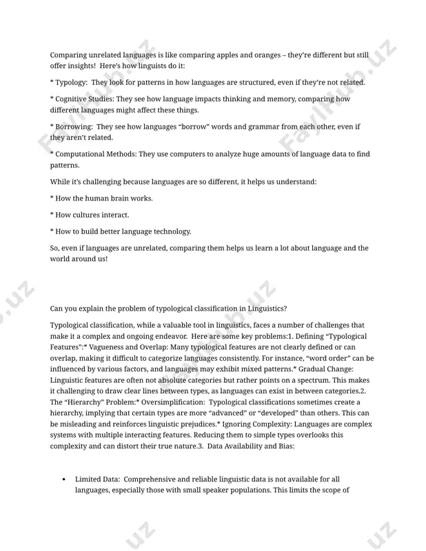 e linguistics is essential for organizing languages into coherent groupings, reconstructing their historical relationships, and understanding the diversity of linguistic structures and evolutionary processes across different language families and subgroups. what is interference in linguistics? in linguistics, interference refers to the influence of one language on another, particularly when a person is learning a new language. this influence can manifest in various ways, including: 1. phonological interference:* pronunciation: speakers might pronounce words in the new language with sounds from their native language, leading to mispronunciation. for example, a spanish speaker might pronounce “the” as “ze” because spanish doesn’t have the “th” sound. * intonation and rhythm: the rhythm and intonation patterns of the native language can influence how someone speaks the new language. 2. lexical interference:* false cognates: words that look similar in two languages but have different meanings can cause confusion. for example, “false” in english and “faux” in …
