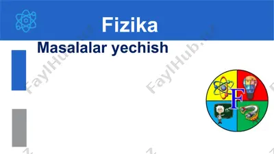 masalalar yechish. 9-sinf 44-mavzu — PPTX