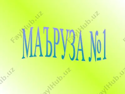 ma'ruxa #1 — PPT