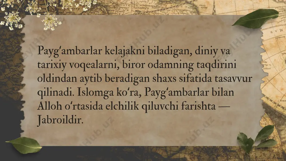 kam. muhammad paygʻambar goʻdakligidayoq yetim qolgan; tugʻilmasidan avval otasi abdulloh, 6 yoshligida esa — onasi omina vafot etgan. muhammad paygʻambarni oʻz tarbiyasiga olgan bobosi abdulmutallib ham koʻp oʻtmay olamdan oʻtadi. yetim bolani tarbiya qilishni amakisi abu tolib oʻz zimmasiga oladi. muhammad a.s hayoti 12 yoshida muhammad paygʻambar bir muddat abu tolibning podasini boqadi, keyin tijorat ishlariga jalb qilinadi. abu tolib muhammad paygʻambarni 21 yoshida huvaylid ibn asadning qizi, badavlat beva ayol xadicha xonadoniga dastyorlikka beradi. xadichaning savdo ishlari bilan shugʻullangan muhammad paygʻambar suriyaga safar qiladi, xususan, halab va damashq shaharlariga boradi. muhammad paygʻambar 25 yoshida (595-yil) 40 yoshlarga borib qolgan xadichaga uylanadi. muhammad a.s muhammad paygʻambar 3 oʻgʻil (qosim, abdulloh, ibrohim) va 4 qiz (ruqayya, zaynab, ummu kulsum, fotima) farzand koʻrgan. joriyasi mariyadan boʻlgan ibrohim ismli oʻgʻlidan boshqa barcha farzandlari xadichadan edi. oʻgʻillari go’dakligidayoq vafot etgan. qizlaridan fotimagina muhammad paygʻambar naslini davom ettirgan. xadicha vafotidan soʻng muhammad paygʻambar bir necha …