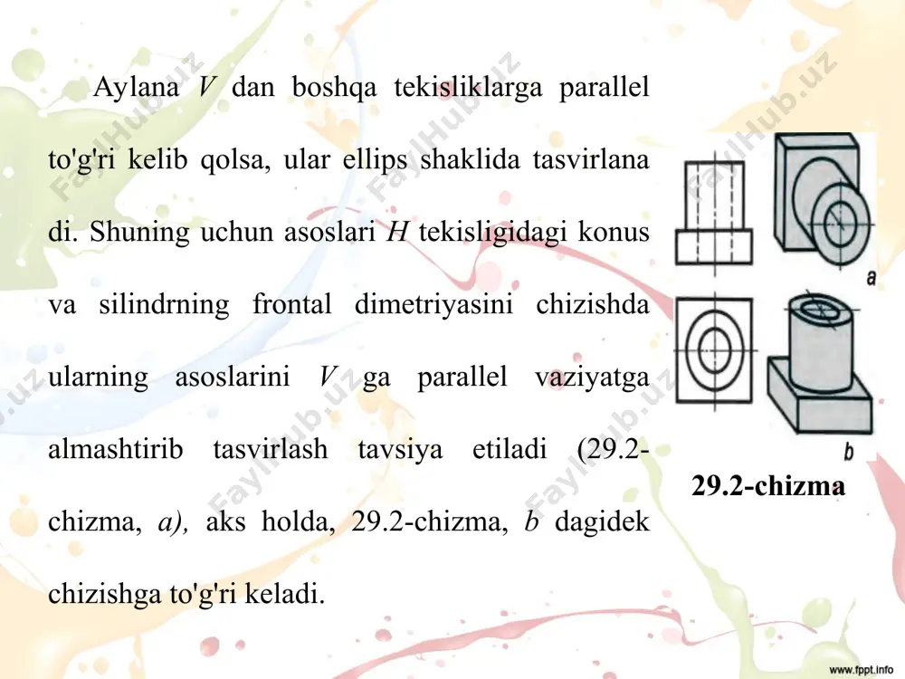 29-30-mavzu detalning frontal dimetrik proyeksiyasi 8-sinf - Page 5