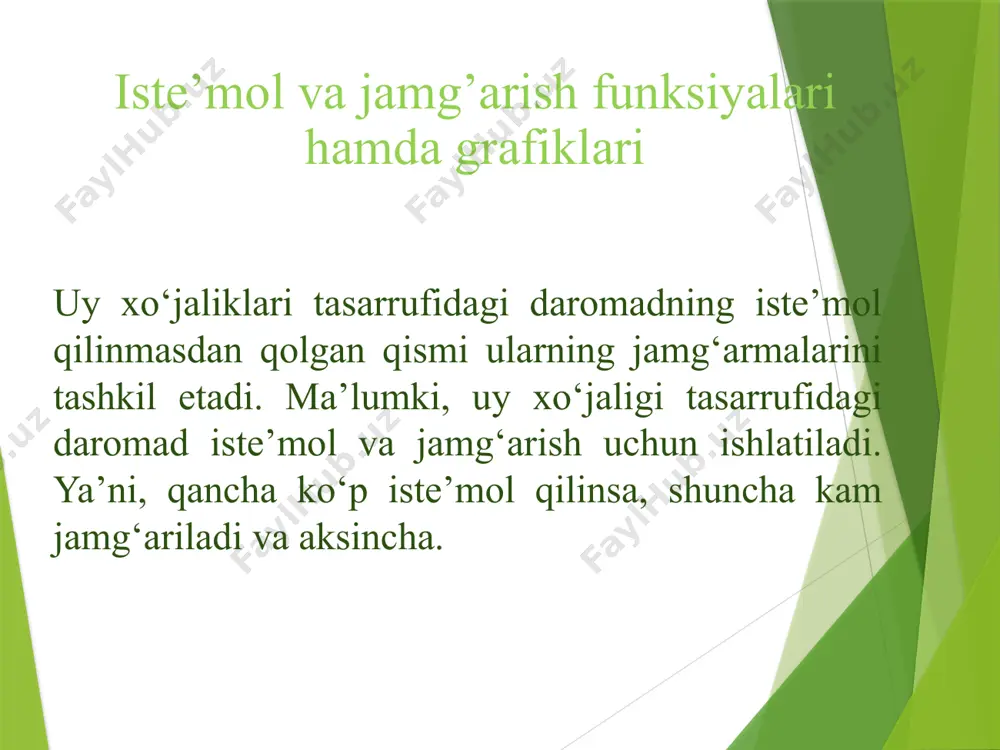 isteʼmol va jamg‘arish - Page 5