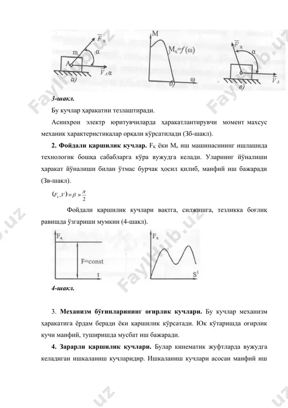 механизм ва машиналар динамикасининг асосий масалалари - Page 4