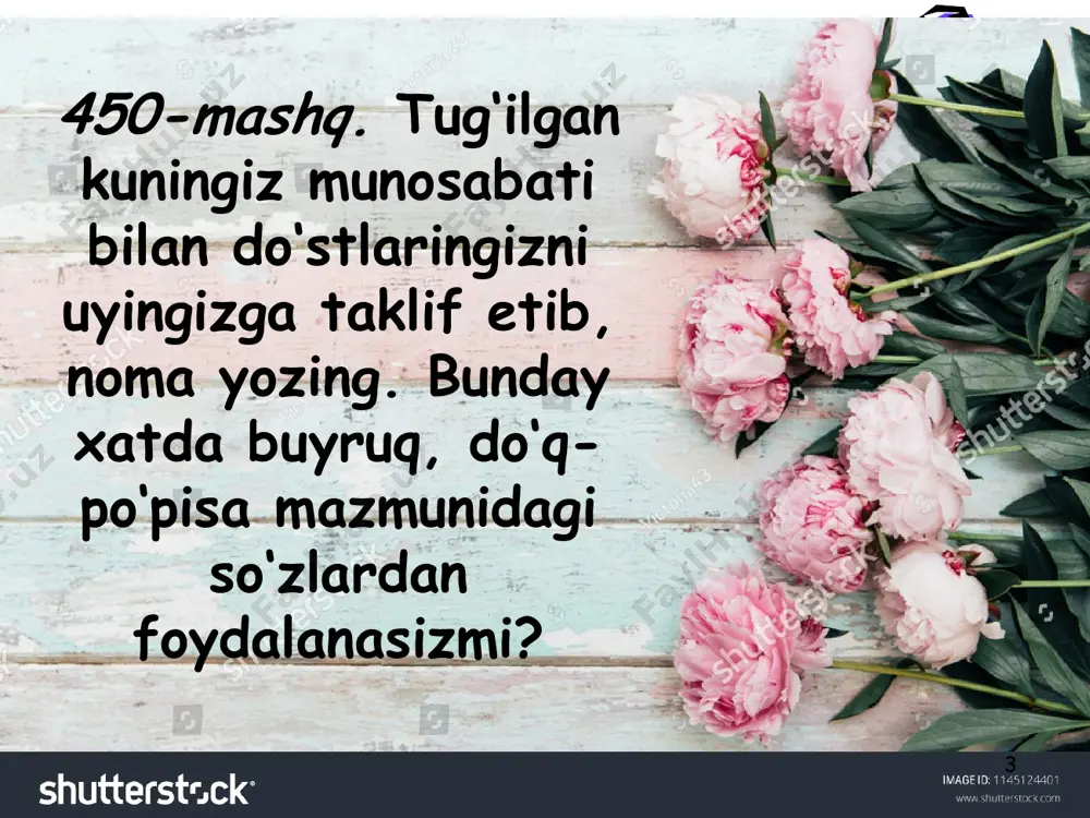 ish qog’ozlari ustida ishlash. taklifnoma 5-sinf - Page 3