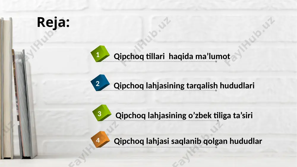 udiy yozuvini qabul qilganliklari tufayli qaraim tilida qad. yahudiy tili unsurlari uchraydi. ma’lumki qipchoq shevalari o’zbek milliy tilining tarkibida eng katta va eng muhim o’rinlardan birini egallaydi. bu lahjada so’zlashuvchilar ohangaron vodiysida, mirzacho’lda, qashqadaryo, surxandaryo va shimoliy xorazm kabi joylarda yashaydilar. o’zbek- qipchoq lahjasining asosiy xususiyatlari professor y.d.polivanov va professor g’ozi olim yunusov tasnifida atroflicha berilgan. ushbu lahjaga xos xususiyatlar: sy:bet(suhbt); yol>жol(yo’l); yaman>жaman(yomon); tag’>tav(tog’); ag’iz>avuz(og’iz); qap>qabы(qopi); ayvan>hayvan(hayvon); sarыq>sarы(sariq); kichik>kichi(kichi).1 o’zbek tilining qipchoq shevalarini o’rganish bo’yicha olimlarimiz tomonidan ko’plab ilmiy ishlar amalga oshirilgan. masalan, prof v.v.reshetov o’zining doktorlik dessertatsiyasida ohangaron vodiysidagi qurama shevalarini, shu jumladan, u yerdagi ko’pchilikni tashkil qiluvchi qipchoq shevalarini chuqur o’rgangan va ularning xususiyatlarini o’zbek dialektologiyasida birinchi bo’lib batafsil yoritib bergan. filologiya fanlari doktori fattoh abdullayev ham o’zining “xorazm shevalari” degan katta monografik asarida xorazmdagi qipchoq shevalarining xususiyatlarini atroflicha yoritib bergan. filologiya fanlari kandidati t.mirsoatov, v.egamov, f.abdullayev, a.mamatqulov, a.ahmedov, m.valiyev va boshqalar o’zbek tilining qipchoq shevalari bo’yicha o’zlarining …