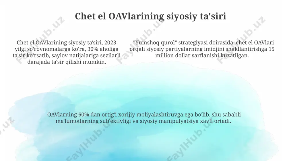 xorijiy oav ning media makondagi orni - Page 5