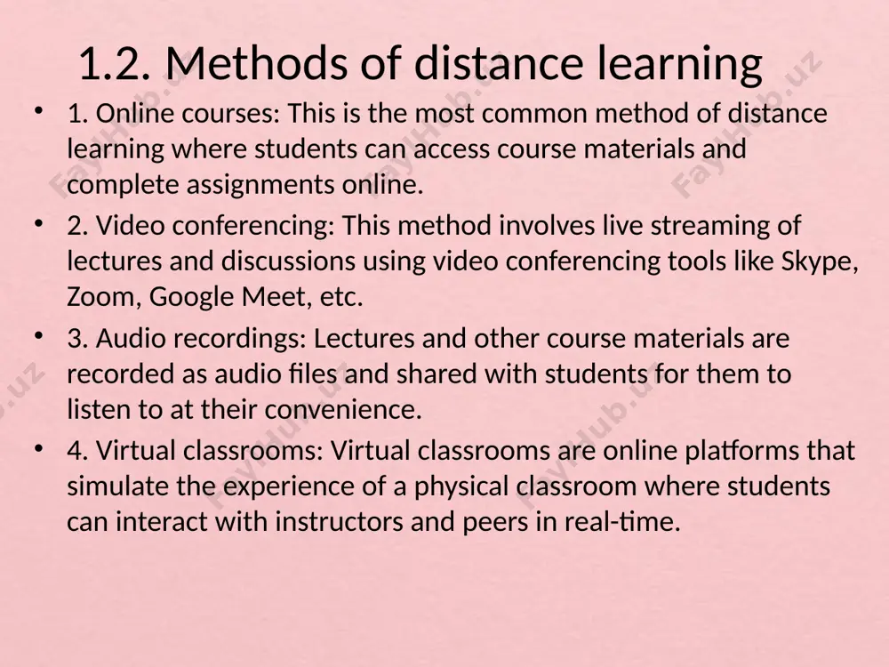 l locations to enroll in courses offered by universities around the world. 2. distance learning is accessible : distance learning provides an opportunity for individuals who may not have access to traditional education due to geographical limitations or physical disabilities. 3. distance learning is affordable : distance learning is often less expensive than traditional in-person courses as tuition fees are generally lower, and students save money on transportation, housing, and other associated costs. 4. career advancement opportunities: distance learning provides an opportunity for working professionals to upgrade their skills and knowledge while working full-time, hence enhancing their career advancement opportunities. 5. improved technology skills: distance learning requires the use of technology tools such as video conferencing software and online collaboration tools that enhance student's technology skills. apart from all above mentioned advantages , i want to remind how distance learning helped our generation during covid-19 period. we all know the …