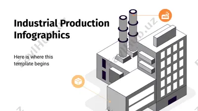 industrial production infographics — PPTX