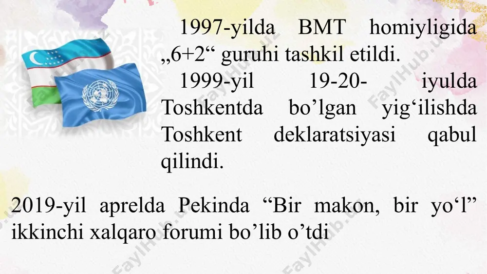 o‘zbekistonning xalqaro aloqalari va jahon hamjamiyatidagi o‘rni - Page 4