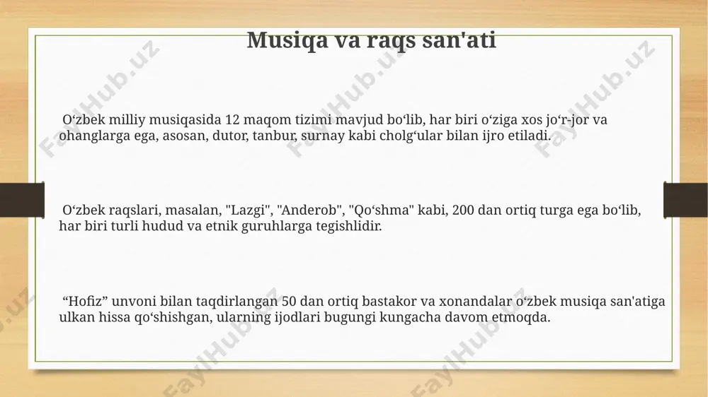 o'zbek ma'daniy me'rosi va qadiyatlari - Page 3